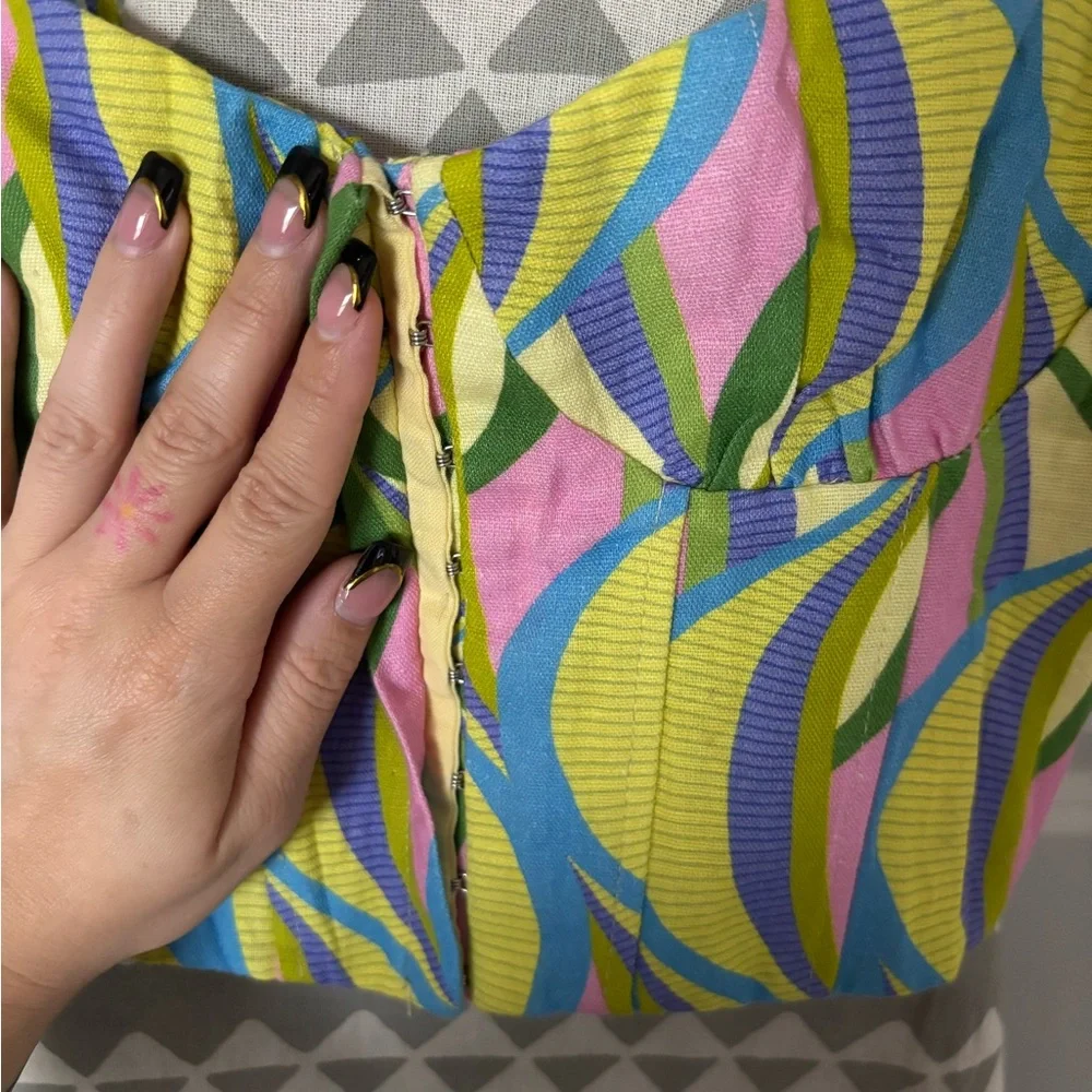 Zara Multicolor Patterned top - Picture 2 of 4